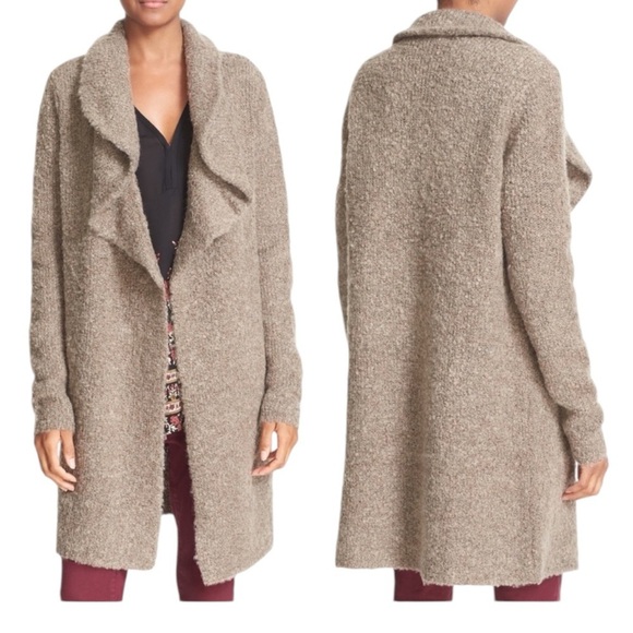 JOIE Yanet Drape Front Long Cardigan in Topaz Size  Size XS - Picture 1 of 6